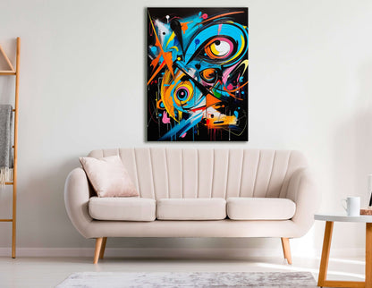 Burst of Color and Motion - Canvas Print - Artoholica Ready to Hang Canvas Print