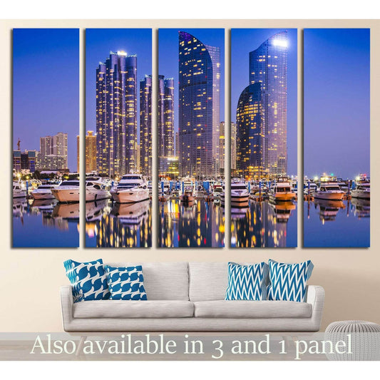 Busan South Korea №525 Ready to Hang Canvas PrintCanvas art arrives ready to hang, with hanging accessories included and no additional framing required. Every canvas print is hand-crafted, made on-demand at our workshop and expertly stretched around 100%