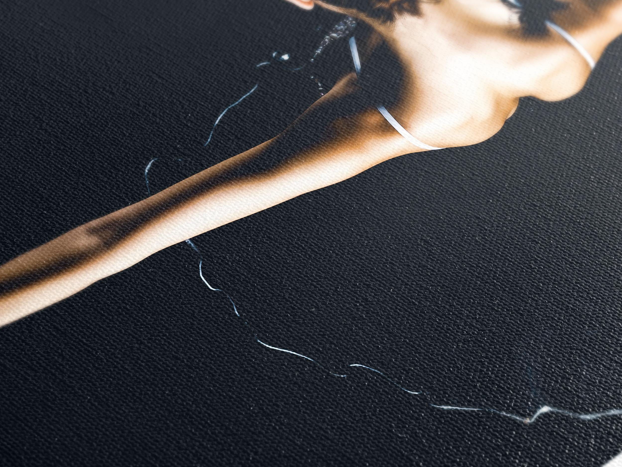 Ballerina Canvas Art - Girl Dance Wall Art, Ballet Artwork, Modern Ballet Gift Idea, Ballerina Canvas Art Print for Dance School Wall Decor