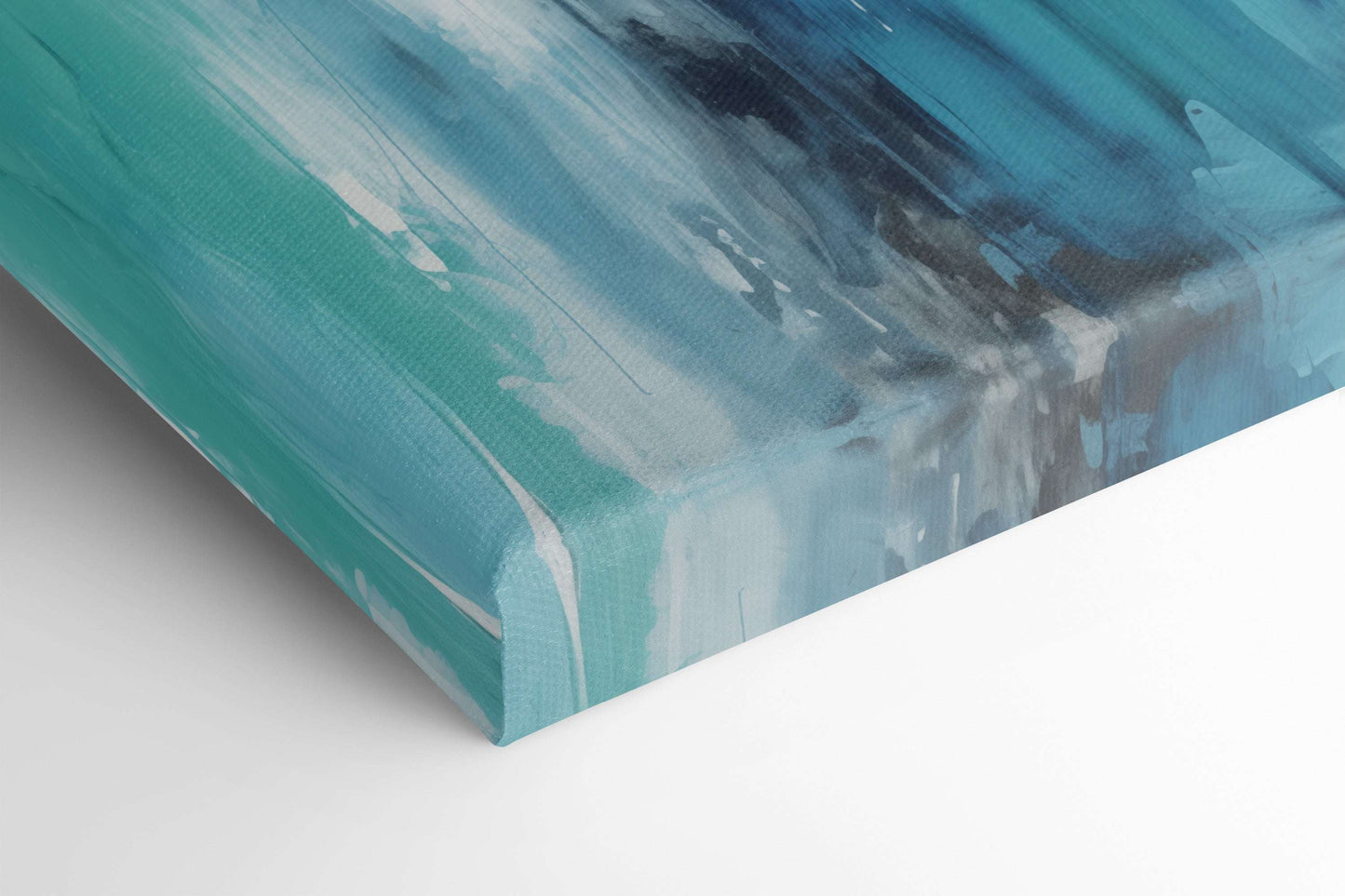 Calming Ocean Depths Abstract - Canvas Print - Artoholica Ready to Hang Canvas Print