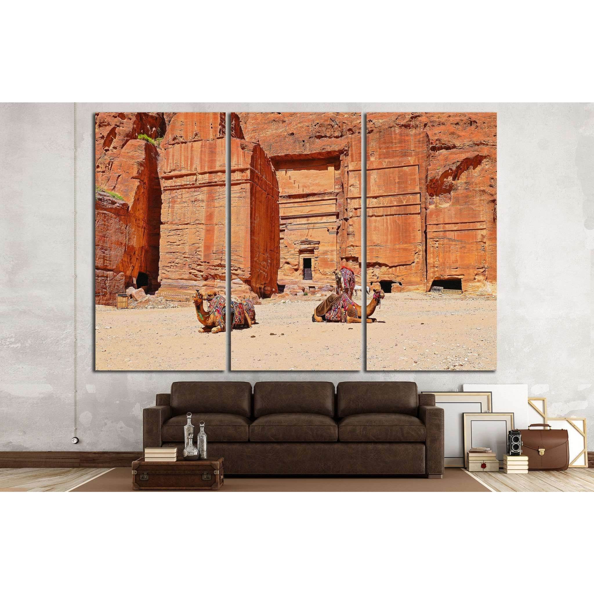 Camels Relaxed №810 Ready to Hang Canvas PrintCanvas art arrives ready to hang, with hanging accessories included and no additional framing required. Every canvas print is hand-crafted, made on-demand at our workshop and expertly stretched around 100% Nor