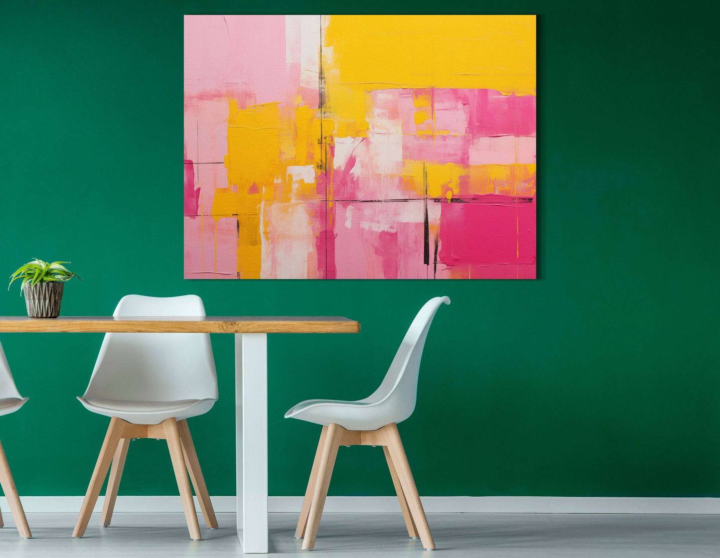 Candy Land Color Blocks - Canvas Print - Artoholica Ready to Hang Canvas Print