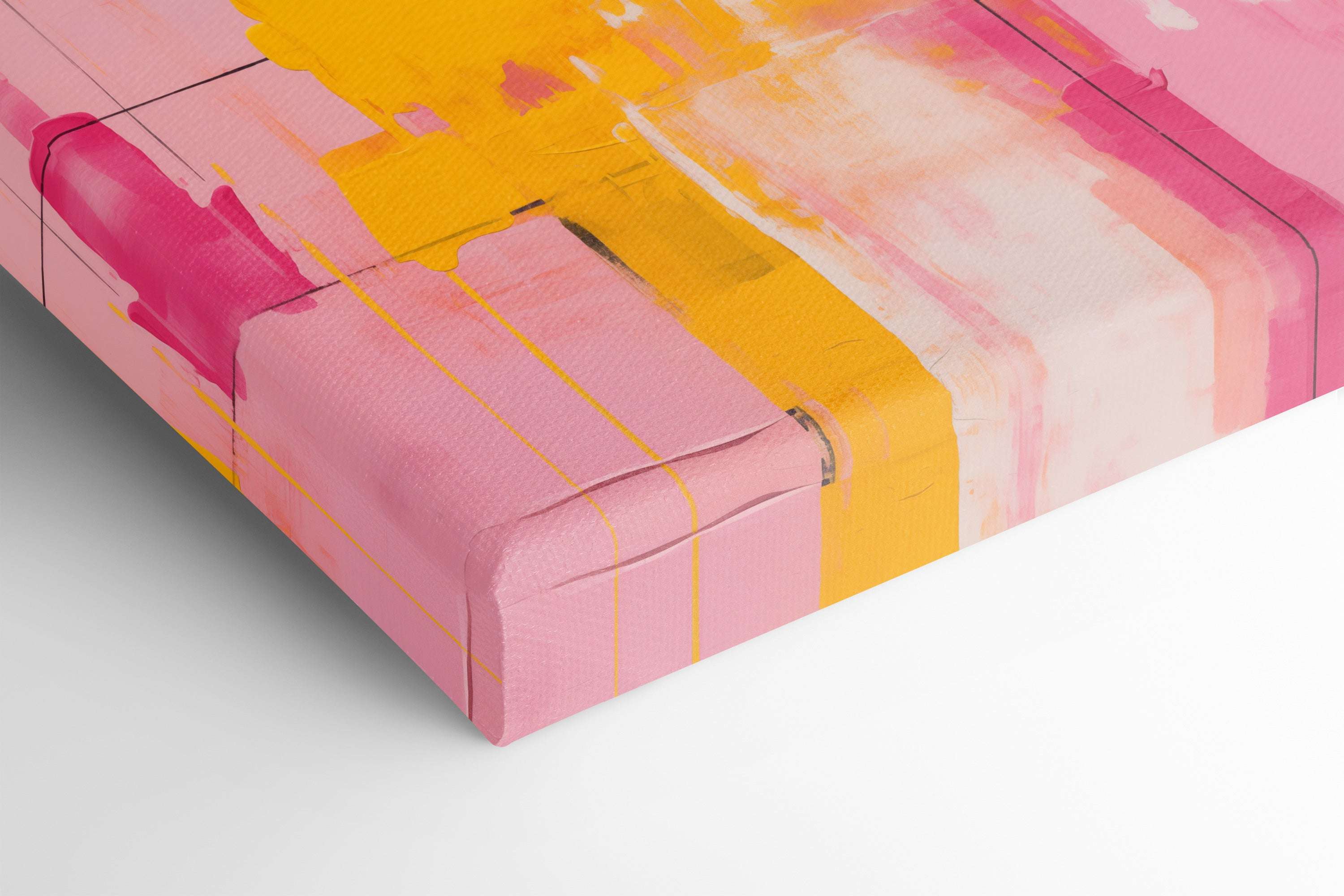 Candy Land Color Blocks - Canvas Print - Artoholica Ready to Hang Canvas Print