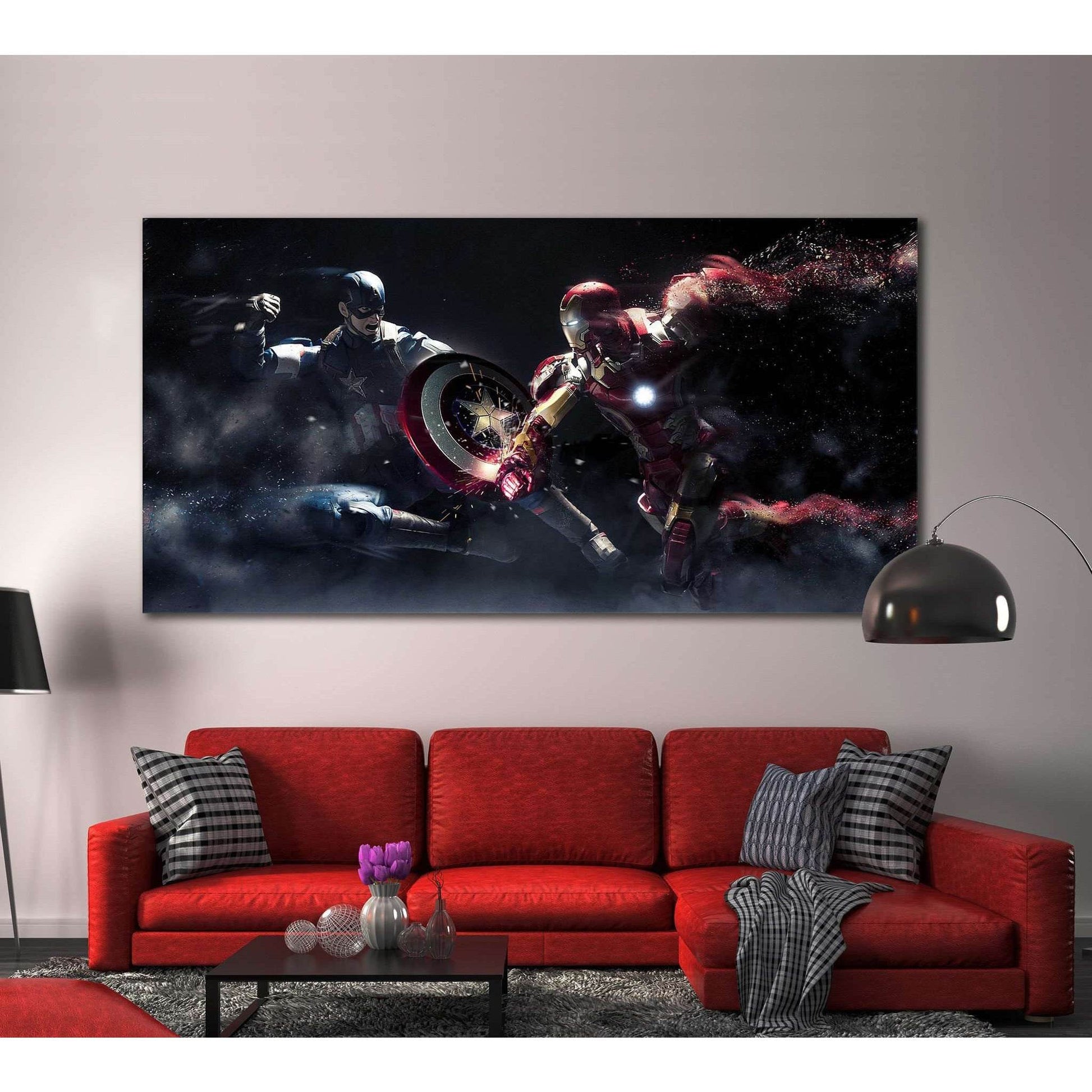 Captain America & Iron Man №2012 Ready to Hang Canvas PrintCanvas art arrives ready to hang, with hanging accessories included and no additional framing required. Every canvas print is hand-crafted, made on-demand at our workshop and expertly stretched ar