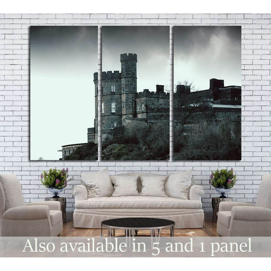 Castle on the rock - horror picture №1801 Ready to Hang Canvas PrintCanvas art arrives ready to hang, with hanging accessories included and no additional framing required. Every canvas print is hand-crafted, made on-demand at our workshop and expertly str