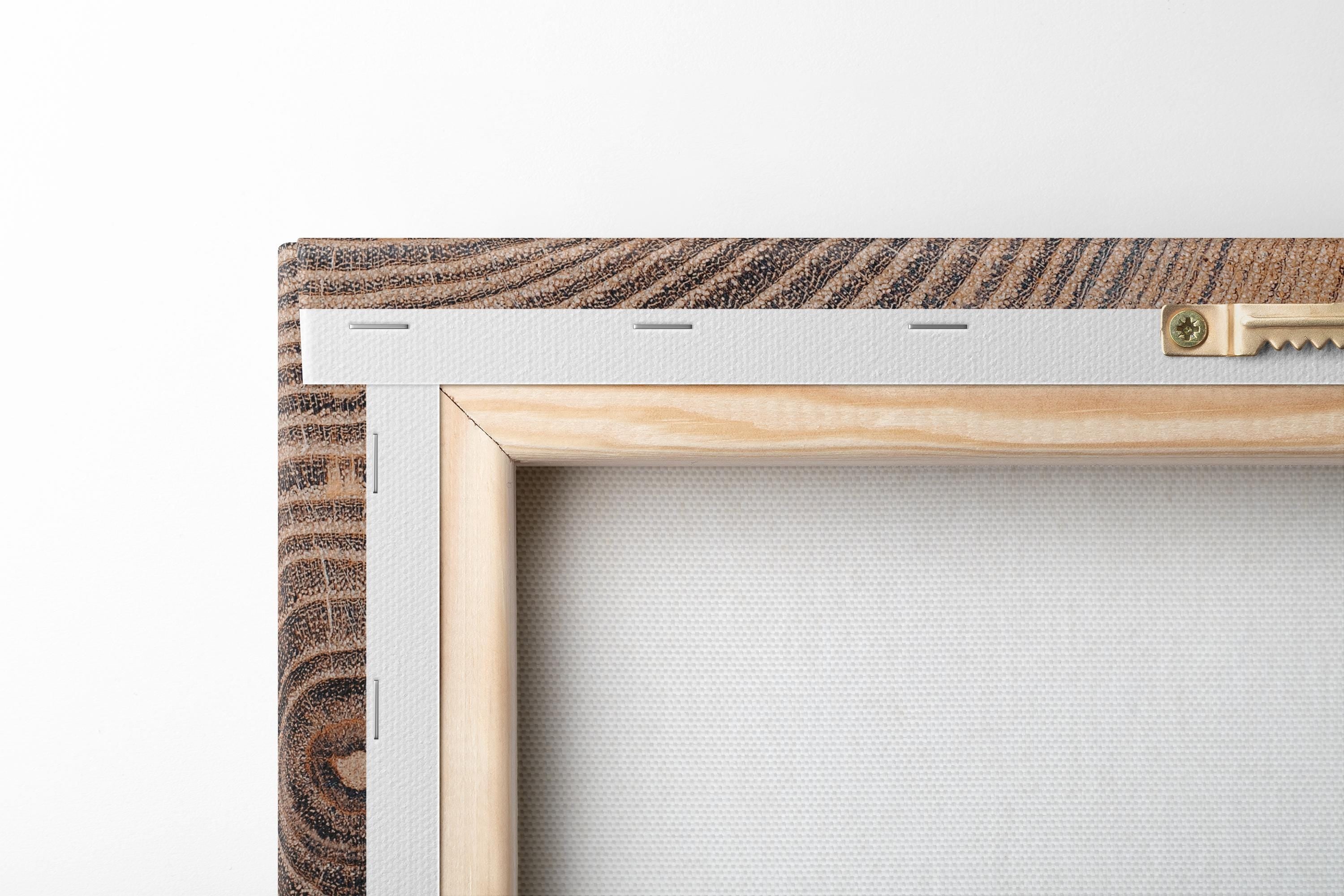 Baumring-Wandkunst – Extra großer Leinwanddruck mit Holzmaserung, rustikales Kunstdekor mit erdigem Dekor, naturinspirierte Wandkunst für Wohnzimmer- und Bürodekoration