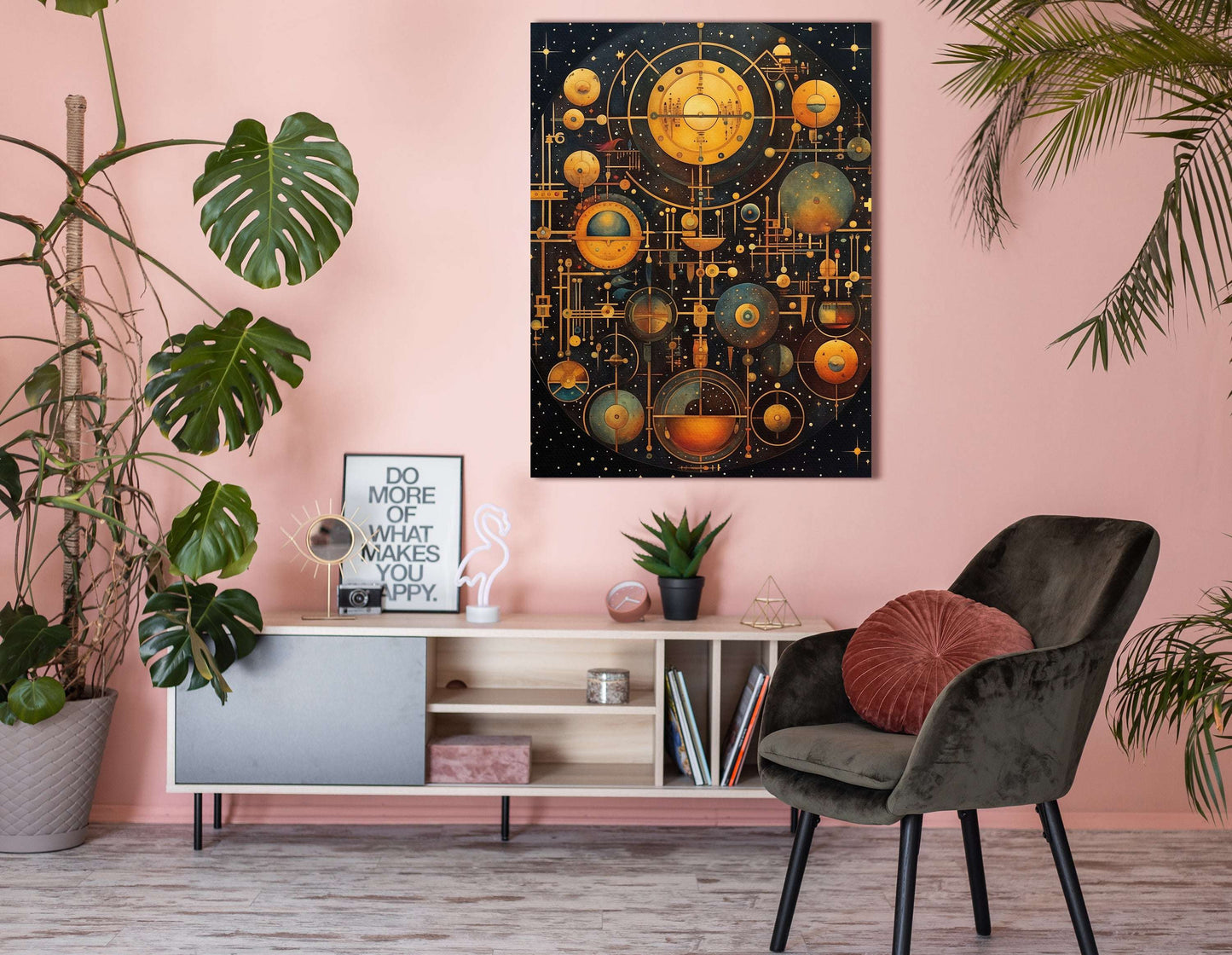 Celestial Mechanics Vintage - Canvas Print - Artoholica Ready to Hang Canvas Print