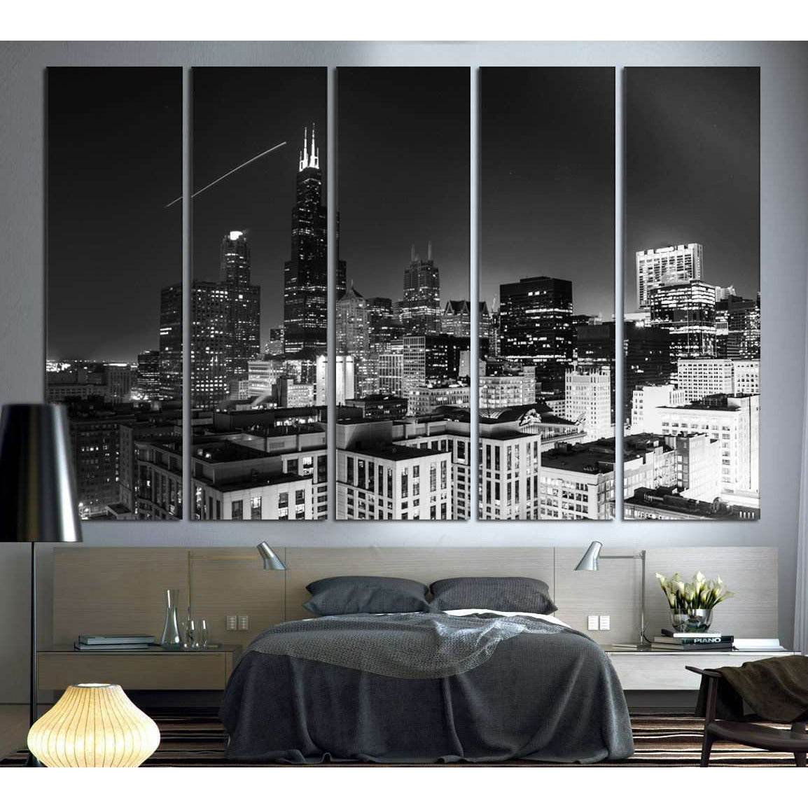 Chicago Cityscape №1098 Ready to Hang Canvas PrintCanvas art arrives ready to hang, with hanging accessories included and no additional framing required. Every canvas print is hand-crafted, made on-demand at our workshop and expertly stretched around 100%