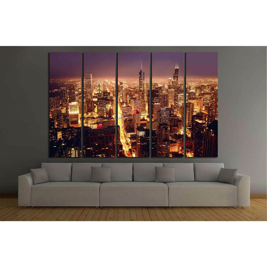 Chicago, Illinois №240 Ready to Hang Canvas PrintCanvas art arrives ready to hang, with hanging accessories included and no additional framing required. Every canvas print is hand-crafted, made on-demand at our workshop and expertly stretched around 100%