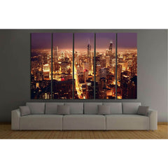 Chicago, Illinois №240 Ready to Hang Canvas PrintCanvas art arrives ready to hang, with hanging accessories included and no additional framing required. Every canvas print is hand-crafted, made on-demand at our workshop and expertly stretched around 100%