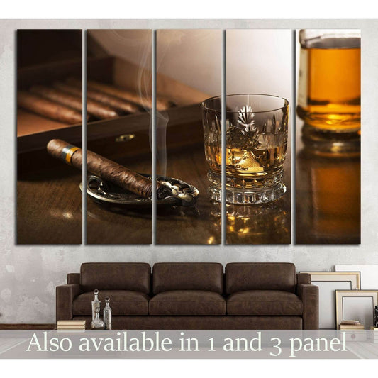 Cigar and Smoke №538 Ready to Hang Canvas PrintCanvas art arrives ready to hang, with hanging accessories included and no additional framing required. Every canvas print is hand-crafted, made on-demand at our workshop and expertly stretched around 100% No