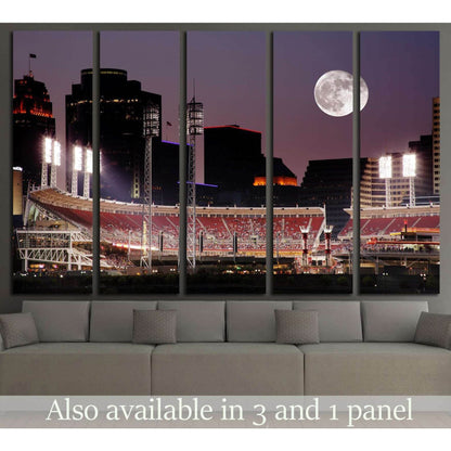 Cincinnati Ohio After Sunset, Reds vs Cubs №1662 Ready to Hang Canvas PrintCanvas art arrives ready to hang, with hanging accessories included and no additional framing required. Every canvas print is hand-crafted, made on-demand at our workshop and exper