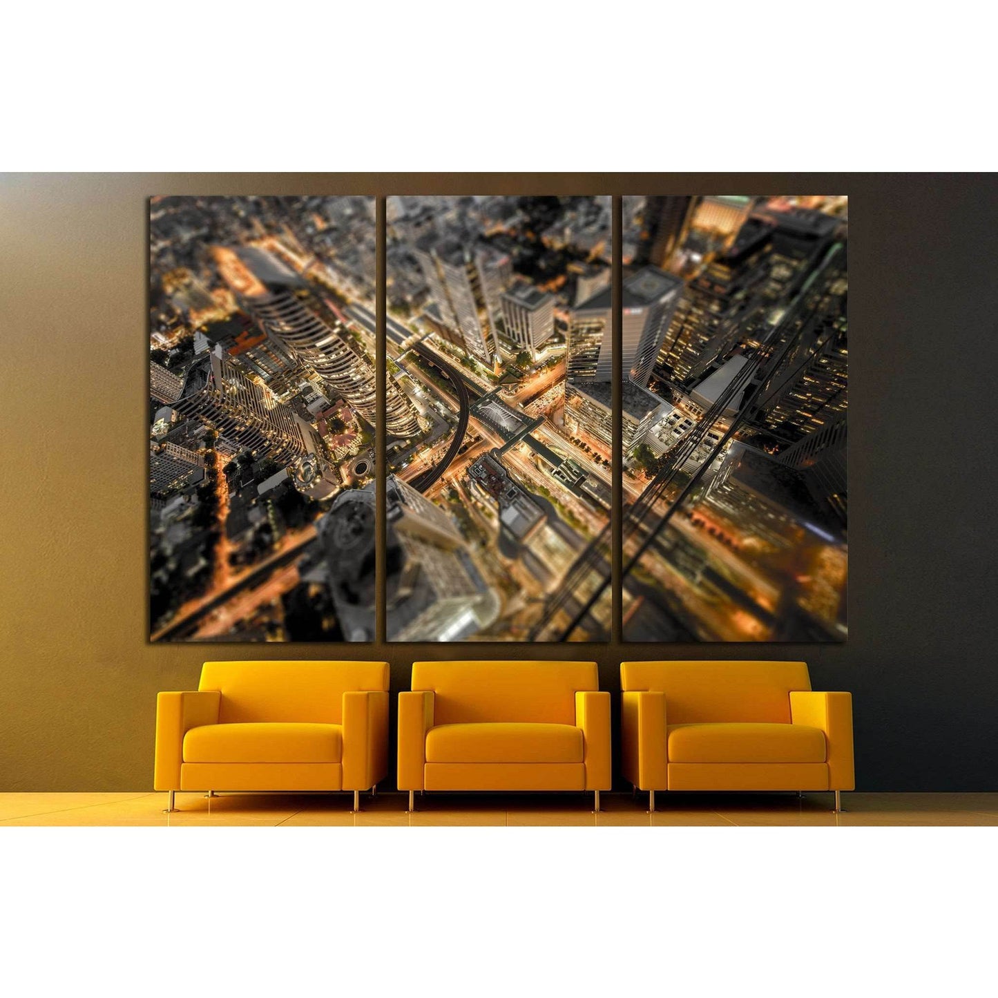 City abstract №1637 Ready to Hang Canvas PrintCanvas art arrives ready to hang, with hanging accessories included and no additional framing required. Every canvas print is hand-crafted, made on-demand at our workshop and expertly stretched around 100% Nor