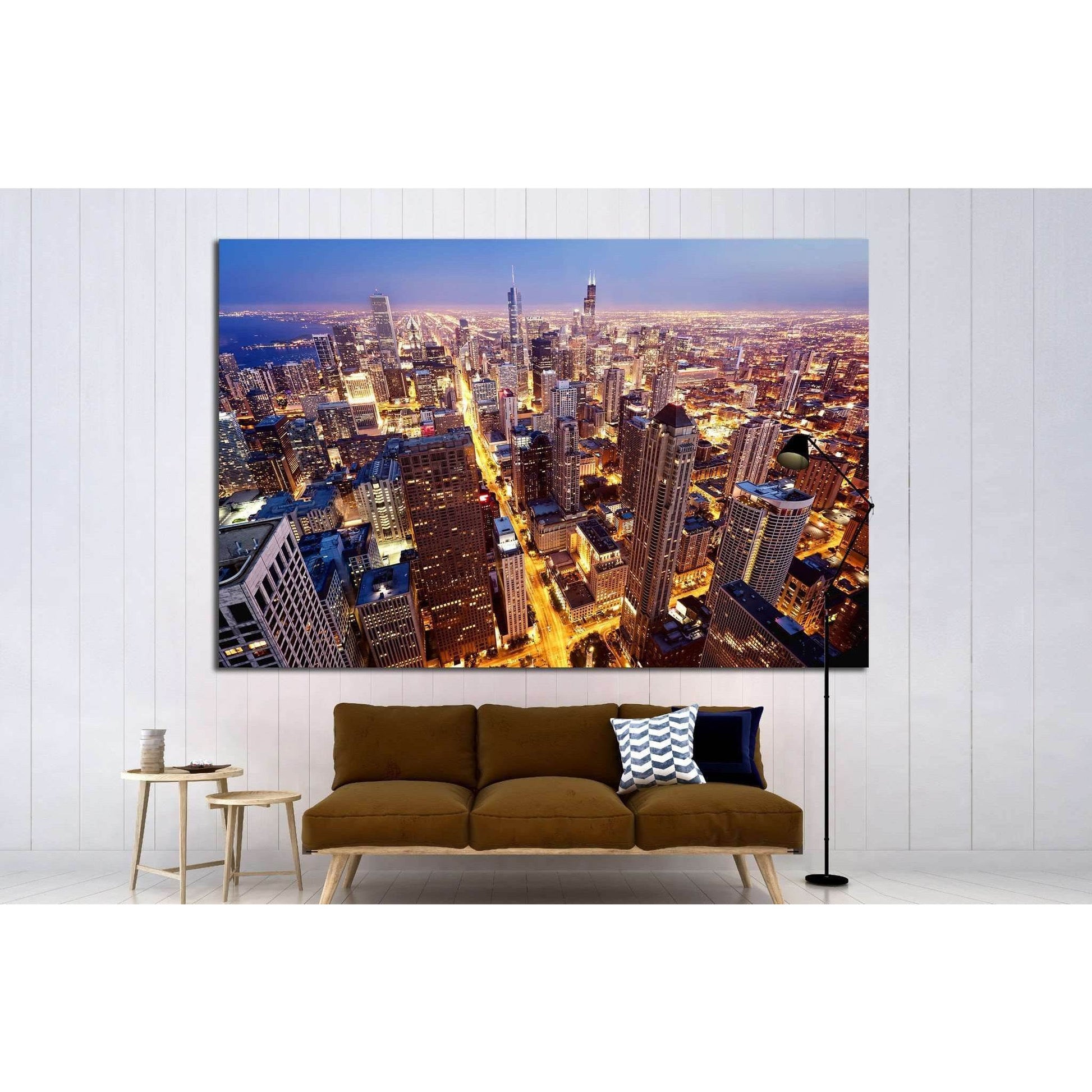 City of Chicago №1508 Ready to Hang Canvas PrintCanvas art arrives ready to hang, with hanging accessories included and no additional framing required. Every canvas print is hand-crafted, made on-demand at our workshop and expertly stretched around 100% N