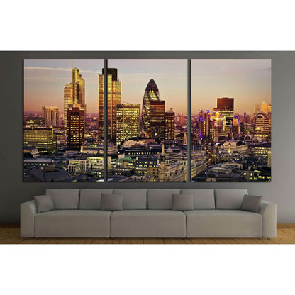 City of London one of the leading centres of global finance №2595 Ready to Hang Canvas PrintCanvas art arrives ready to hang, with hanging accessories included and no additional framing required. Every canvas print is hand-crafted, made on-demand at our w