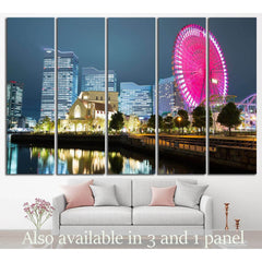 City skyline in Japan at night №828 Ready to Hang Canvas PrintCanvas art arrives ready to hang, with hanging accessories included and no additional framing required. Every canvas print is hand-crafted, made on-demand at our workshop and expertly stretched