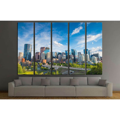 City skyline of Calgary, Alberta, Canada №2083 Ready to Hang Canvas PrintCanvas art arrives ready to hang, with hanging accessories included and no additional framing required. Every canvas print is hand-crafted, made on-demand at our workshop and expertl