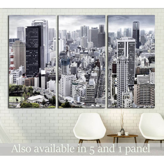 City view of skyscarpers №2608 Ready to Hang Canvas PrintCanvas art arrives ready to hang, with hanging accessories included and no additional framing required. Every canvas print is hand-crafted, made on-demand at our workshop and expertly stretched arou