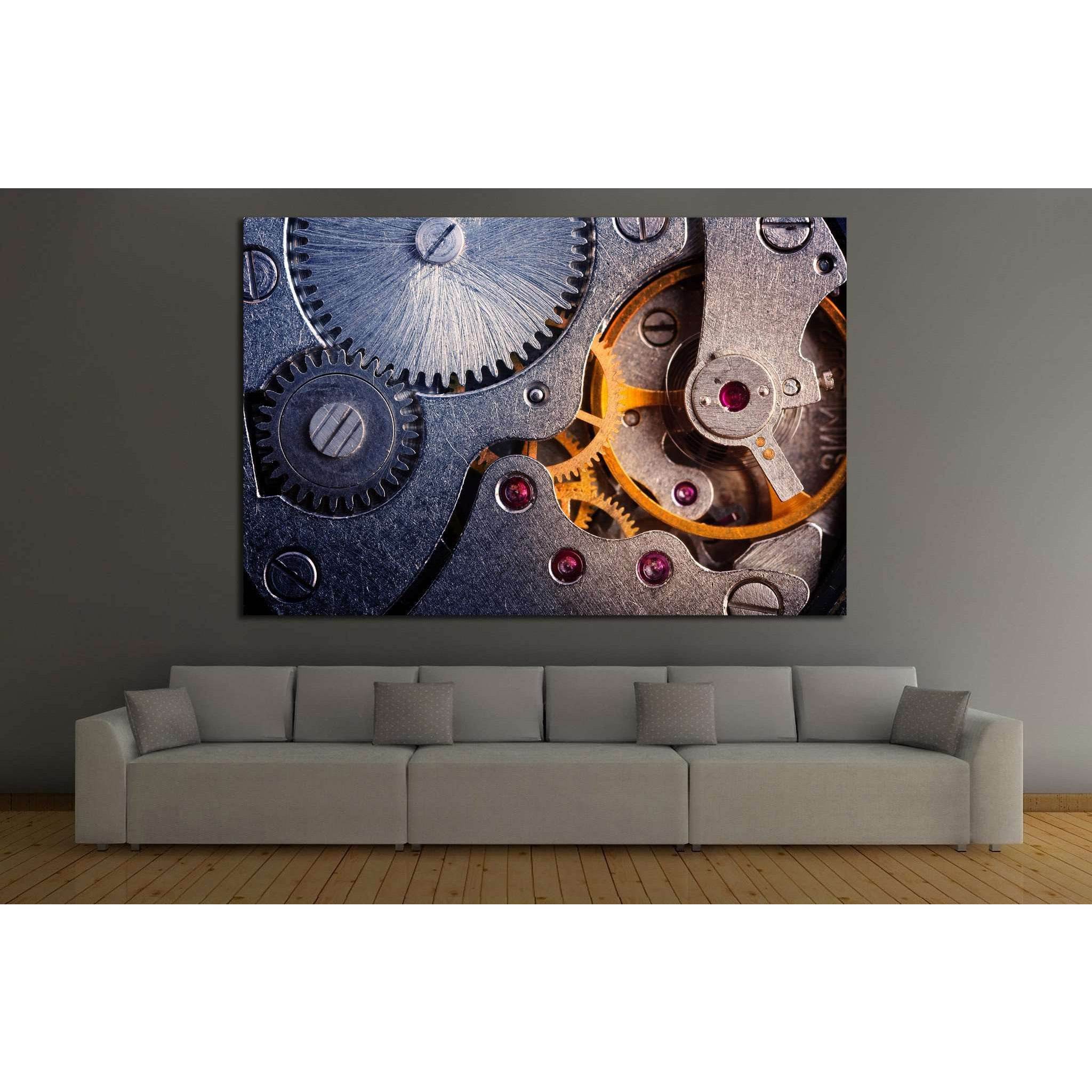 Clockwork №222 Ready to Hang Canvas PrintCanvas art arrives ready to hang, with hanging accessories included and no additional framing required. Every canvas print is hand-crafted, made on-demand at our workshop and expertly stretched around 100% North Am
