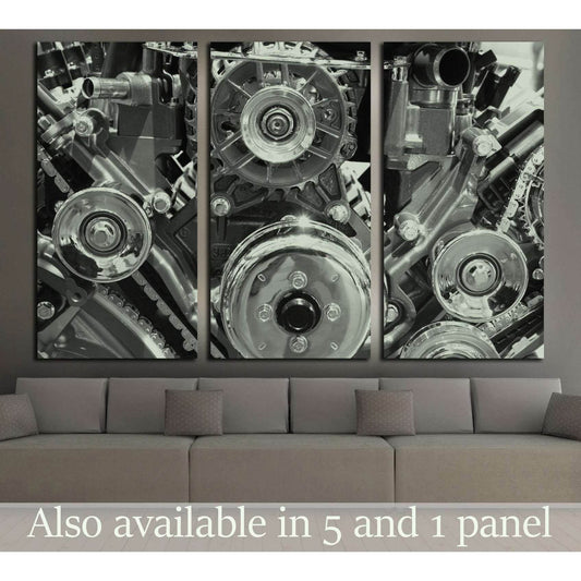 Close up engine №137 Ready to Hang Canvas PrintCanvas art arrives ready to hang, with hanging accessories included and no additional framing required. Every canvas print is hand-crafted, made on-demand at our workshop and expertly stretched around 100% No