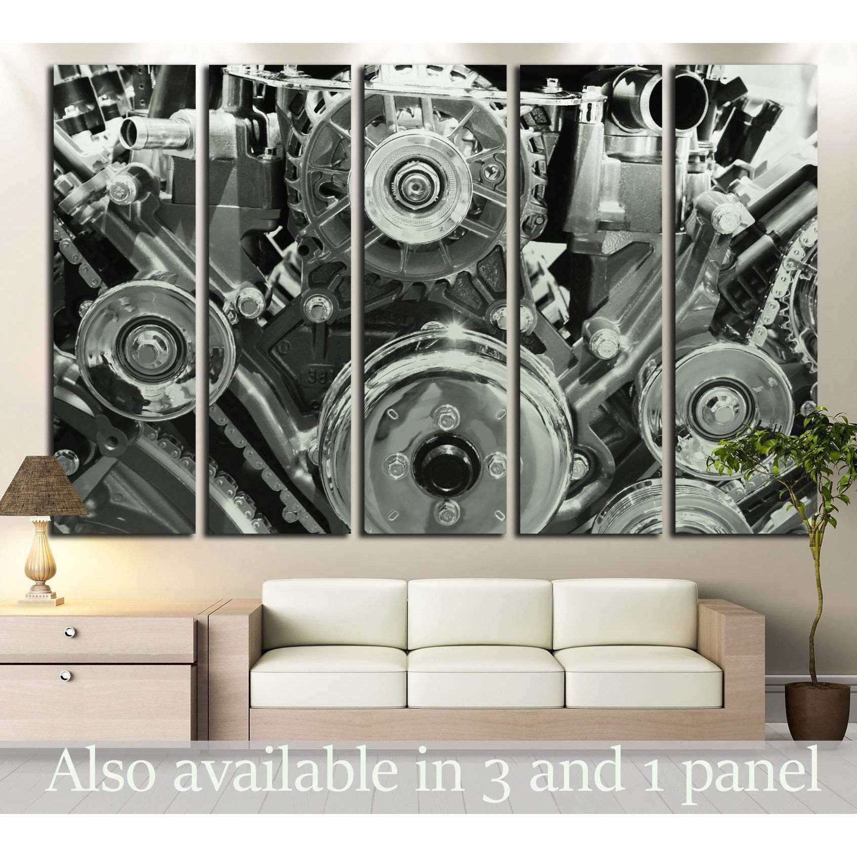 Close up engine №137 Ready to Hang Canvas PrintCanvas art arrives ready to hang, with hanging accessories included and no additional framing required. Every canvas print is hand-crafted, made on-demand at our workshop and expertly stretched around 100% No