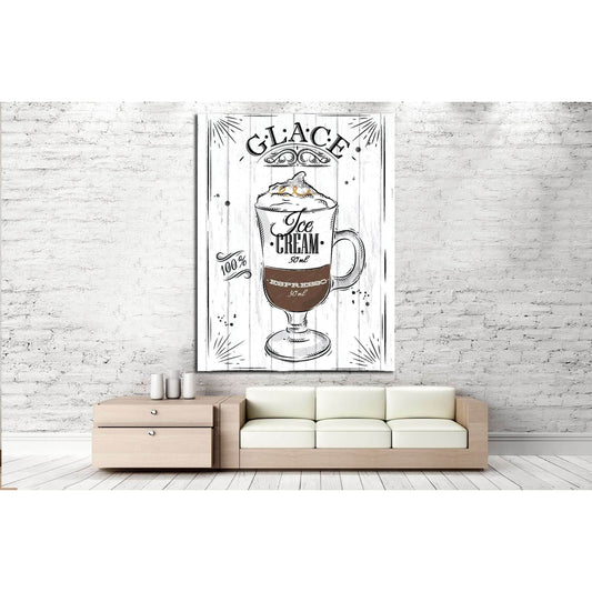 cofe. ice cofe. espresso №4580 Ready to Hang Canvas PrintCanvas art arrives ready to hang, with hanging accessories included and no additional framing required. Every canvas print is hand-crafted, made on-demand at our workshop and expertly stretched arou