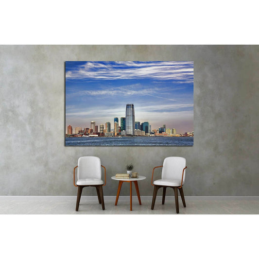 Colgate Center Rising from the Hudson Riverfront in Jersey City №1710 Ready to Hang Canvas PrintCanvas art arrives ready to hang, with hanging accessories included and no additional framing required. Every canvas print is hand-crafted, made on-demand at o