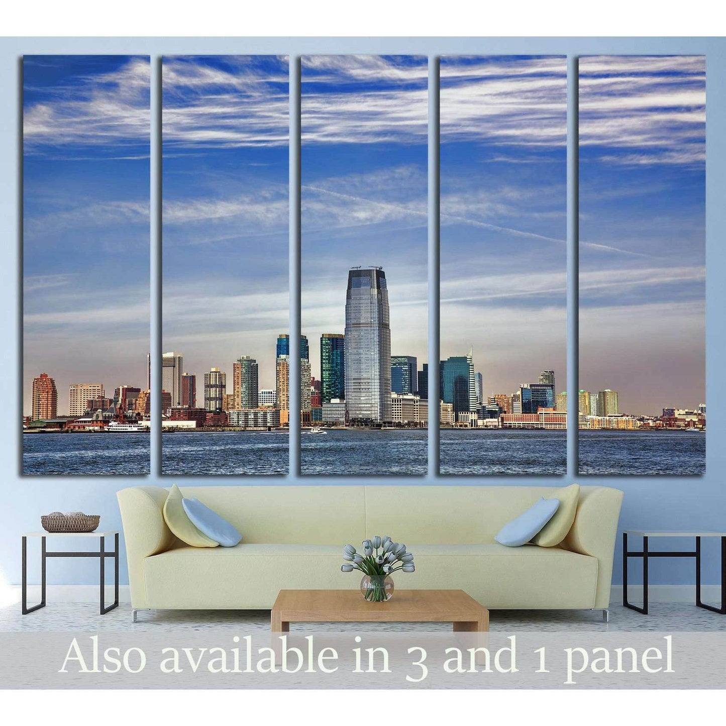 Colgate Center Rising from the Hudson Riverfront in Jersey City №1710 Ready to Hang Canvas PrintCanvas art arrives ready to hang, with hanging accessories included and no additional framing required. Every canvas print is hand-crafted, made on-demand at o