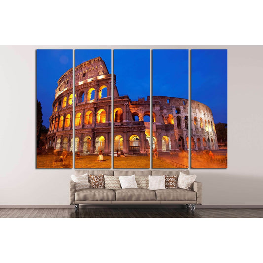 Coliseum, Rome №854 Ready to Hang Canvas PrintCanvas art arrives ready to hang, with hanging accessories included and no additional framing required. Every canvas print is hand-crafted, made on-demand at our workshop and expertly stretched around 100% Nor
