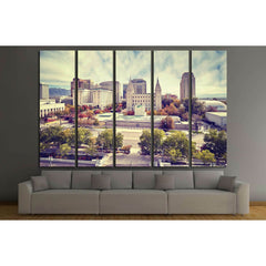 Color toned picture of Salt Lake City downtown, Utah, USA. №2727 Ready to Hang Canvas PrintCanvas art arrives ready to hang, with hanging accessories included and no additional framing required. Every canvas print is hand-crafted, made on-demand at our wo