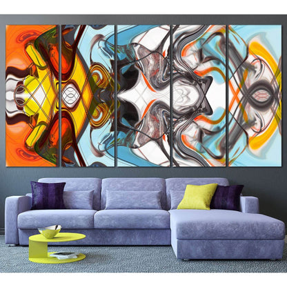 Colorful Abstract №787 Ready to Hang Canvas PrintCanvas art arrives ready to hang, with hanging accessories included and no additional framing required. Every canvas print is hand-crafted, made on-demand at our workshop and expertly stretched around 100%