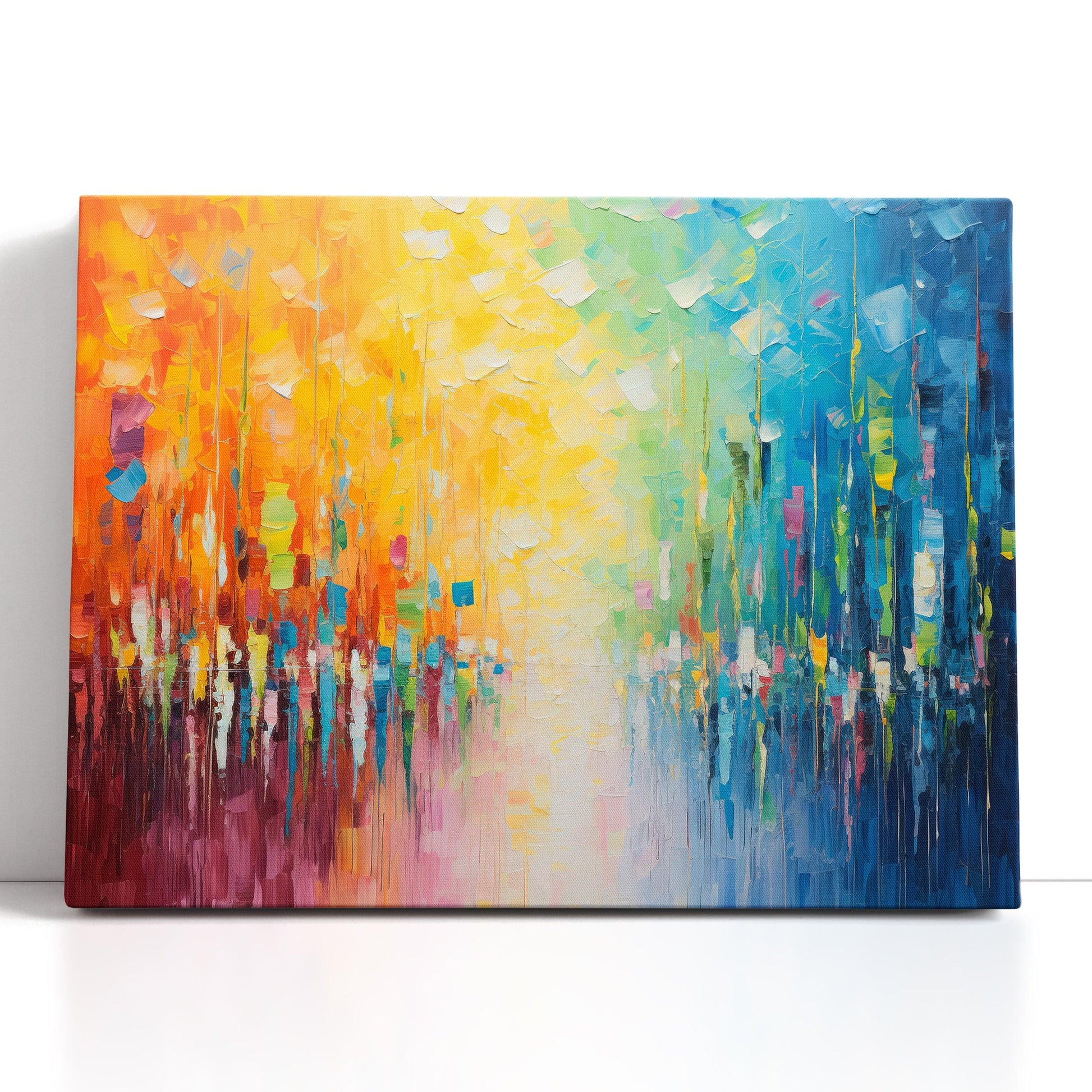 Colorful, Light-Filled Landscape - Canvas Print - Artoholica Ready to Hang Canvas Print