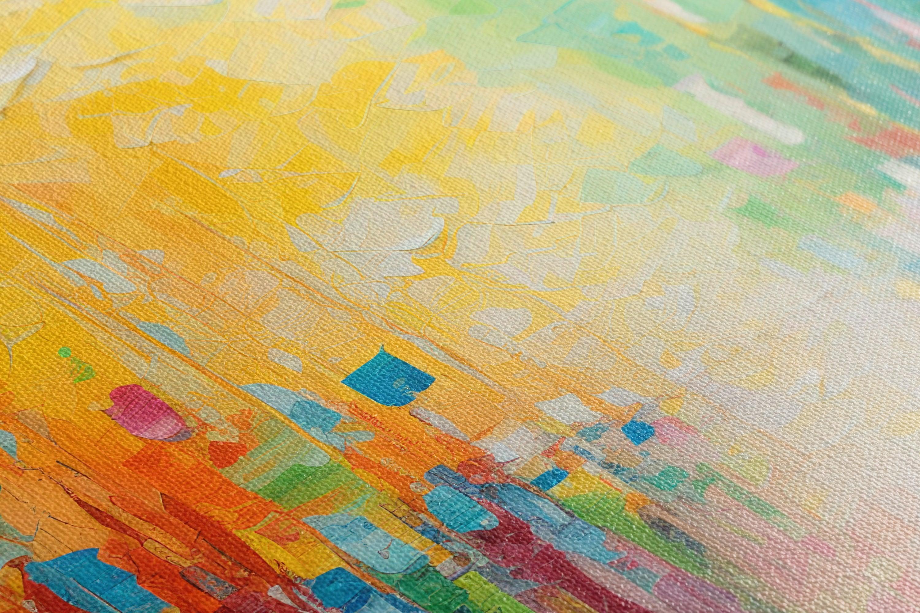 Colorful, Light-Filled Landscape - Canvas Print - Artoholica Ready to Hang Canvas Print