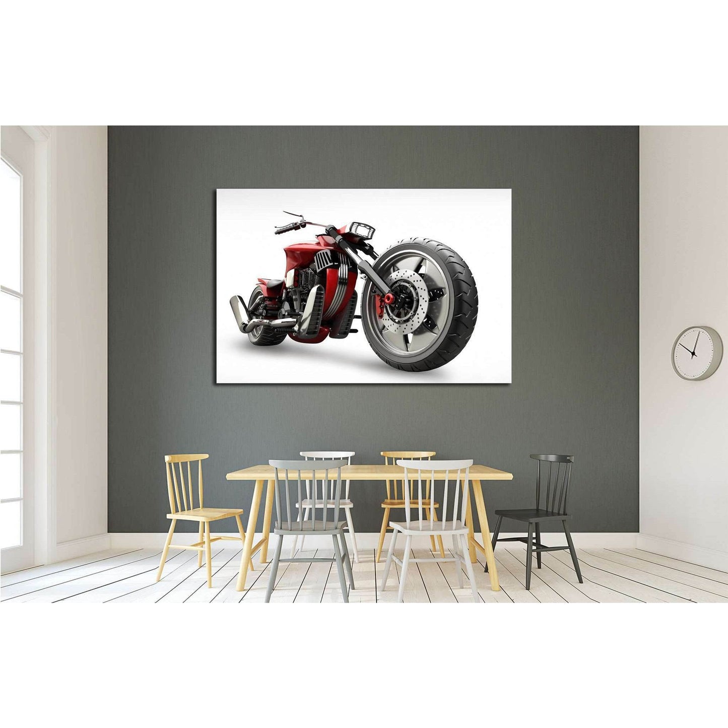 concept motorcycle isolated on white background №1864 Ready to Hang Canvas PrintCanvas art arrives ready to hang, with hanging accessories included and no additional framing required. Every canvas print is hand-crafted, made on-demand at our workshop and