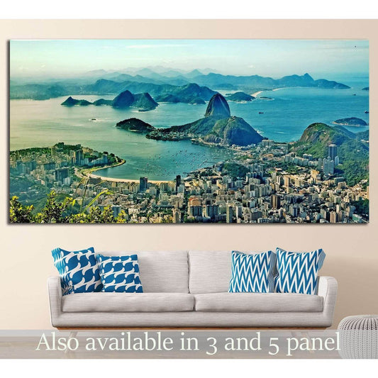 Corcovado, Rio de Janeiro, Brazil №1158 Ready to Hang Canvas PrintCanvas art arrives ready to hang, with hanging accessories included and no additional framing required. Every canvas print is hand-crafted, made on-demand at our workshop and expertly stret