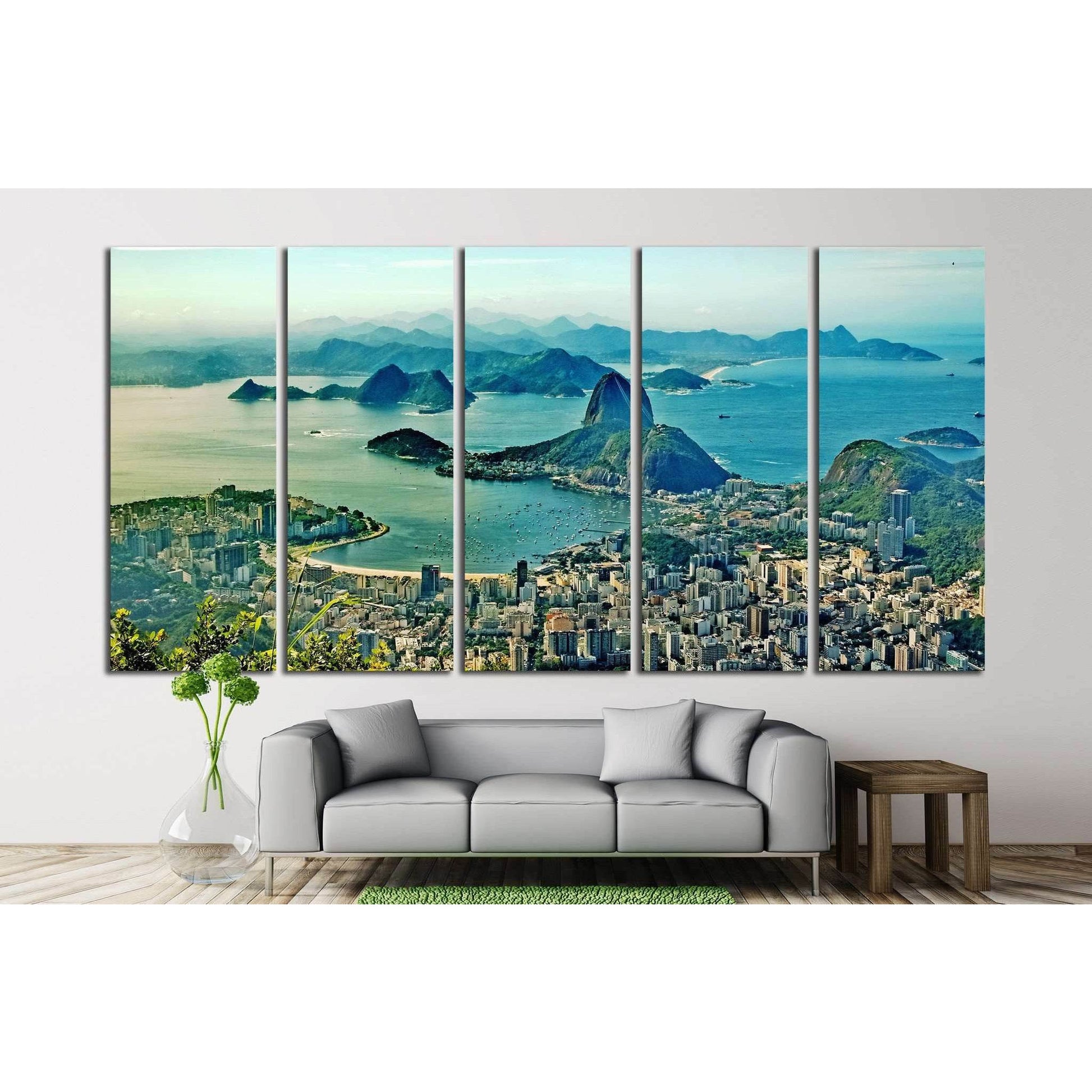 Corcovado, Rio de Janeiro, Brazil №1158 Ready to Hang Canvas PrintCanvas art arrives ready to hang, with hanging accessories included and no additional framing required. Every canvas print is hand-crafted, made on-demand at our workshop and expertly stret