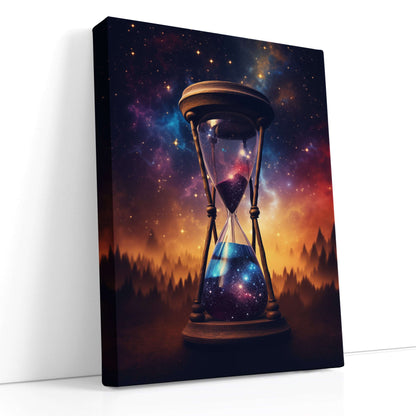 Cosmic Hourglass - Canvas Print - Artoholica Ready to Hang Canvas Print