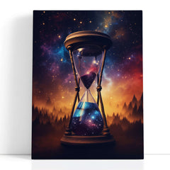 Cosmic Hourglass - Canvas Print - Artoholica Ready to Hang Canvas Print