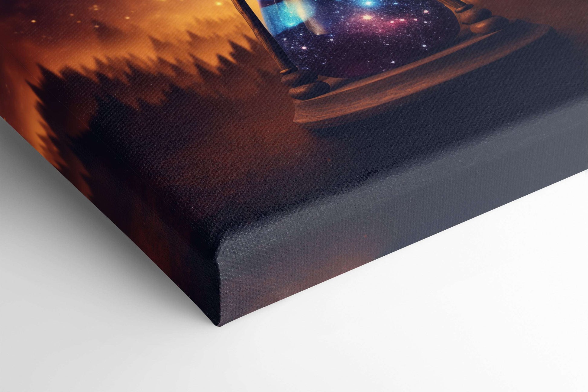 Cosmic Hourglass - Canvas Print - Artoholica Ready to Hang Canvas Print