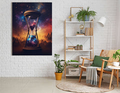 Cosmic Hourglass - Canvas Print - Artoholica Ready to Hang Canvas Print