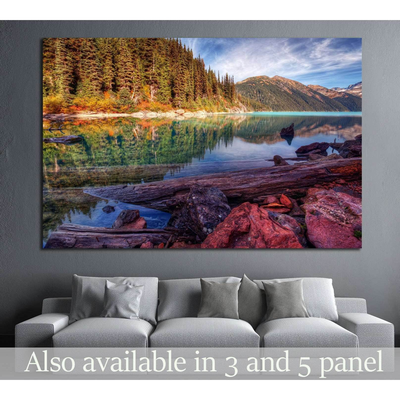 crisp clear mountain lake №851 Ready to Hang Canvas PrintCanvas art arrives ready to hang, with hanging accessories included and no additional framing required. Every canvas print is hand-crafted, made on-demand at our workshop and expertly stretched arou