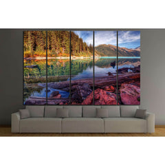 crisp clear mountain lake №851 Ready to Hang Canvas PrintCanvas art arrives ready to hang, with hanging accessories included and no additional framing required. Every canvas print is hand-crafted, made on-demand at our workshop and expertly stretched arou