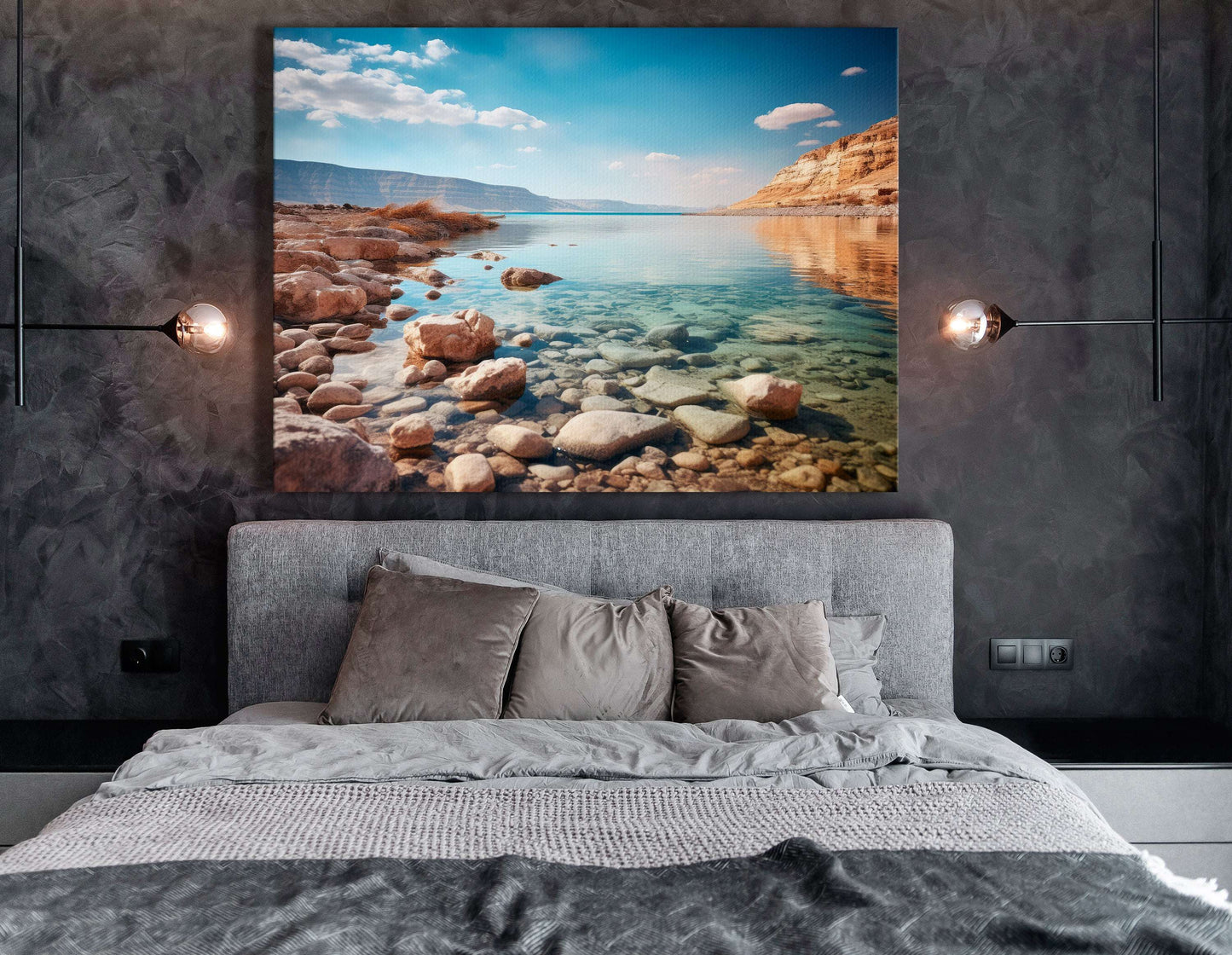 Crystalline Forms of the Dead Sea - Canvas Print - Artoholica Ready to Hang Canvas Print