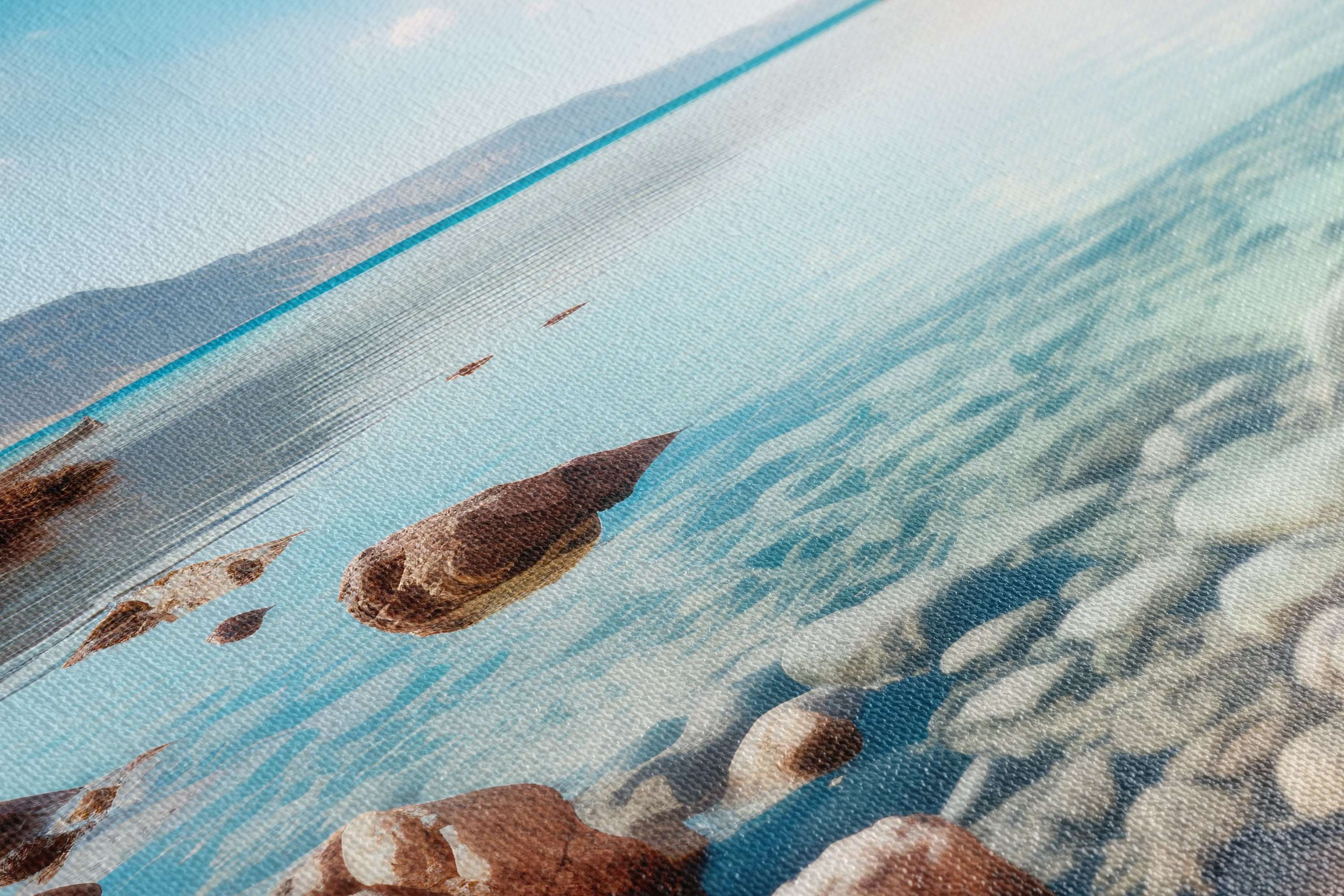 Crystalline Forms of the Dead Sea - Canvas Print - Artoholica Ready to Hang Canvas Print