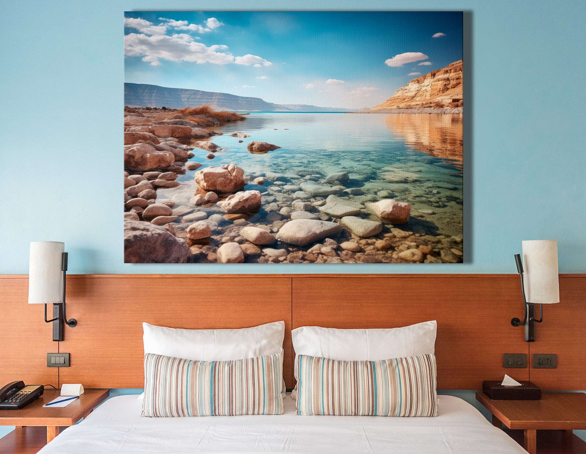 Crystalline Forms of the Dead Sea - Canvas Print - Artoholica Ready to Hang Canvas Print