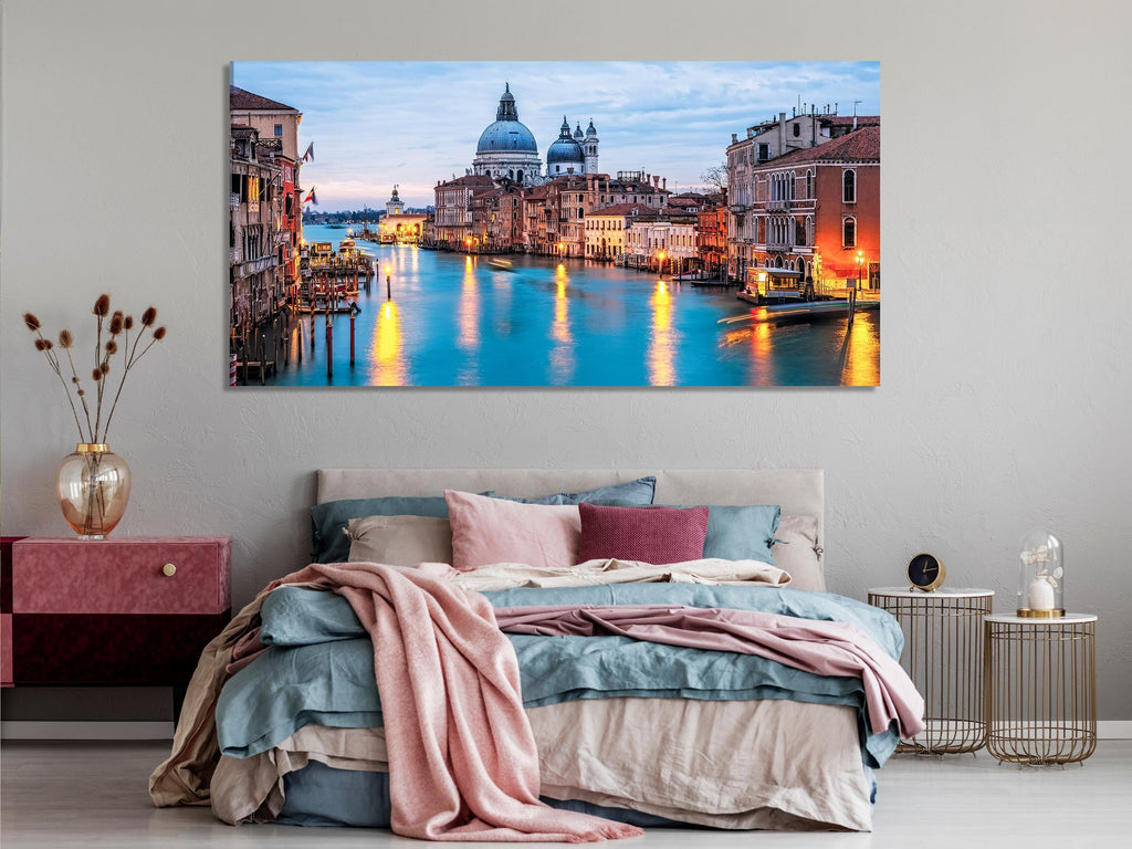Venice Canvas Art - Grand Canal Wall Art, Basilica Santa Maria della Salute Canvas Print, Italy Wall Art, Italy Canvas Print for Modern Home