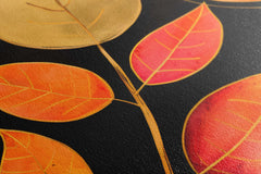 Delicate Gold Birch Leaves - Canvas Print - Artoholica Ready to Hang Canvas Print