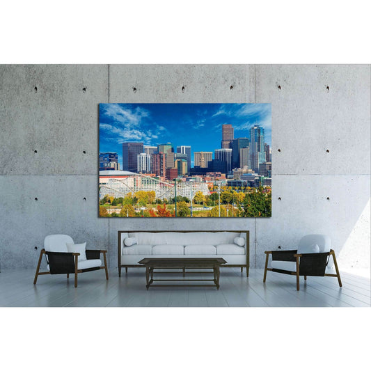Denver Colorado, United States №1636 Ready to Hang Canvas PrintCanvas art arrives ready to hang, with hanging accessories included and no additional framing required. Every canvas print is hand-crafted, made on-demand at our workshop and expertly stretche