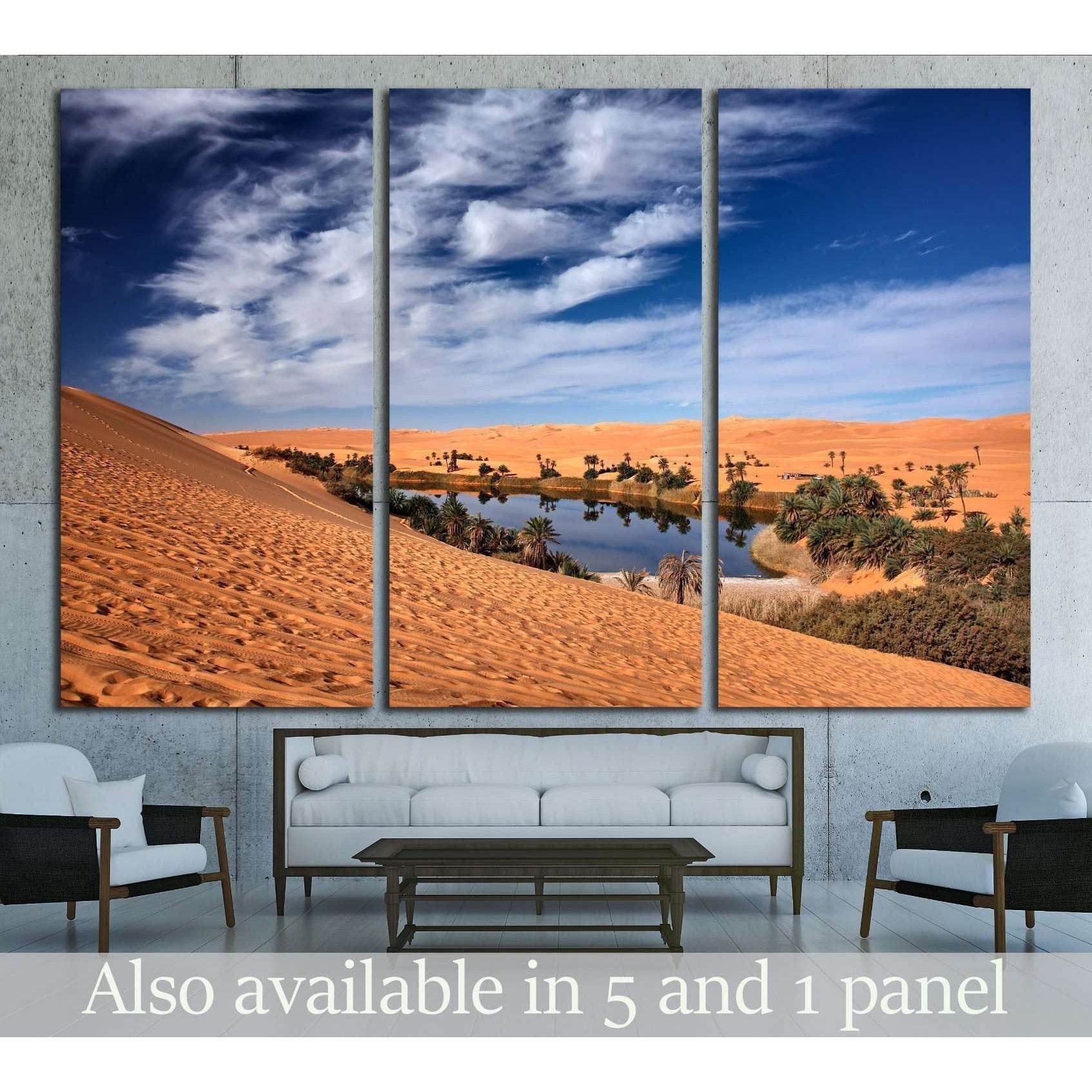 Desertul sahara.Oasis №2499 Ready to Hang Canvas PrintCanvas art arrives ready to hang, with hanging accessories included and no additional framing required. Every canvas print is hand-crafted, made on-demand at our workshop and expertly stretched around