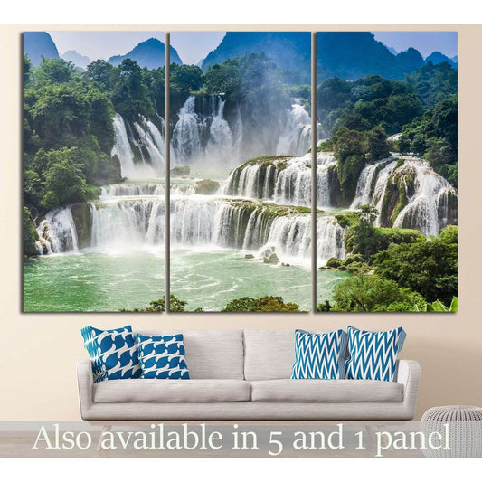 Detian Waterfall №607 Ready to Hang Canvas PrintCanvas art arrives ready to hang, with hanging accessories included and no additional framing required. Every canvas print is hand-crafted, made on-demand at our workshop and expertly stretched around 100% N